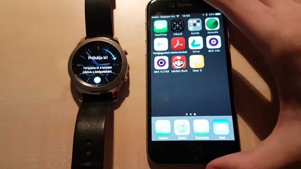 Подключение samsung watch