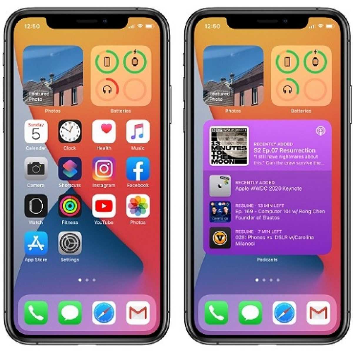 Виджеты iphone 13 Pro Max