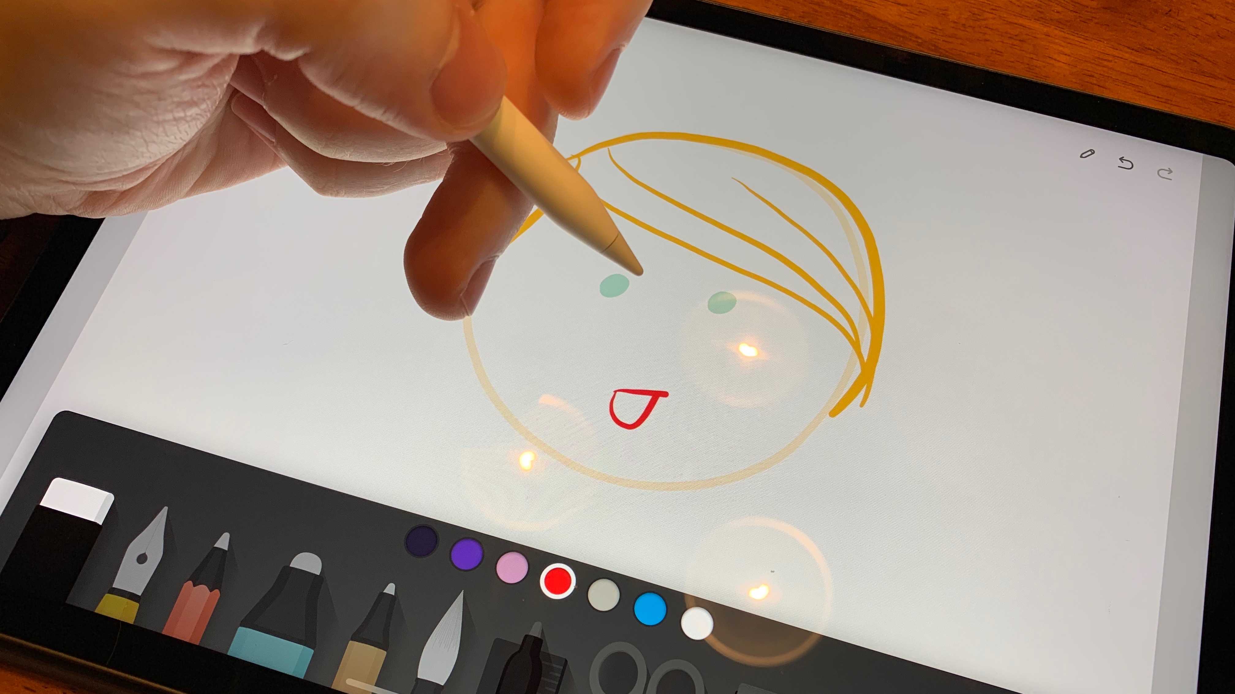 Рисование Apple Pencil